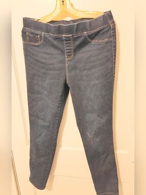 Natural Reflections Bass Pro Shop Blue Jeans Size L Cotton/Spandex Stretch